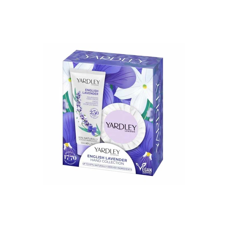 Coffret English Lavender - Savon + CrĂšme Pour Les Mains